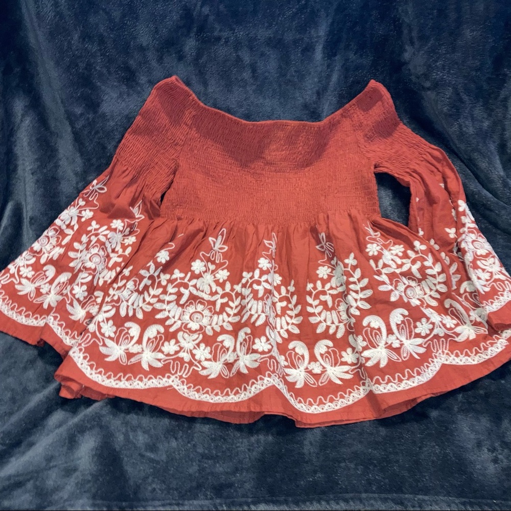 Off the shoulder blouse